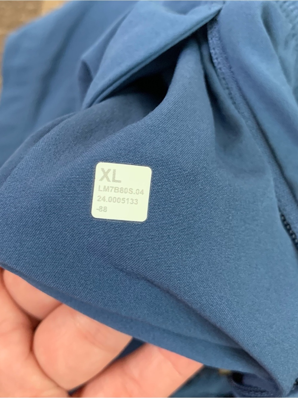 Lululemon Mens blue pace breaker linerless shorts XL 7” - Picture 6 of 6